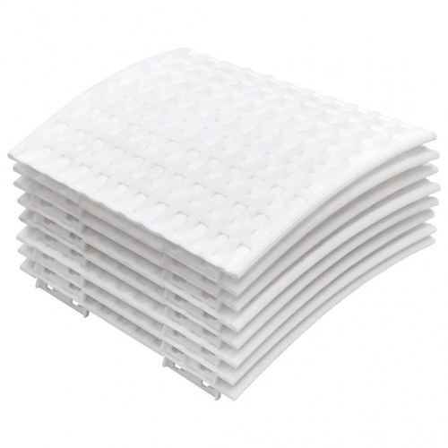 Skjuler til juletræsfod Ø65x23 cm plast hvid