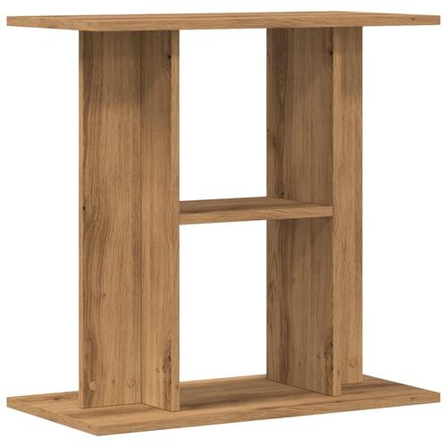 Akvariebord 80x30x60 cm konstrueret træ kunsteg
