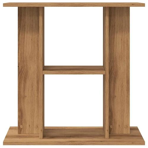 Akvariebord 80x30x60 cm konstrueret træ kunsteg