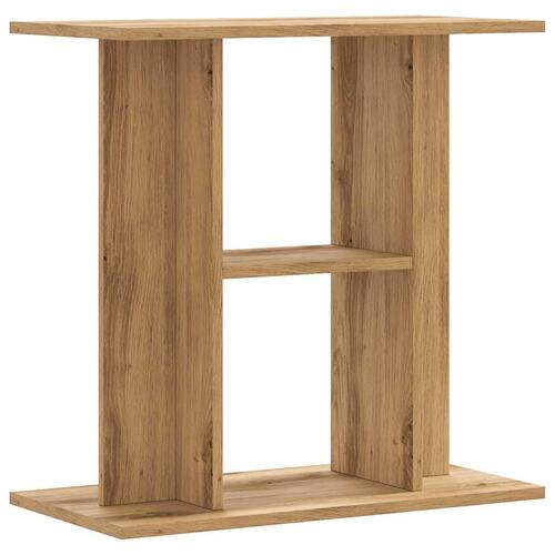 Akvariebord 80x30x60 cm konstrueret træ kunsteg