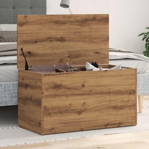 Opbevaringskasse 84×42×46 cm i konstrueret træ - kunsteg