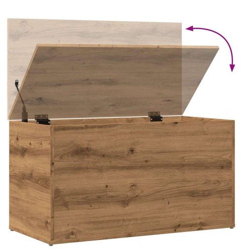 Opbevaringskasse 84×42×46 cm i konstrueret træ - kunsteg