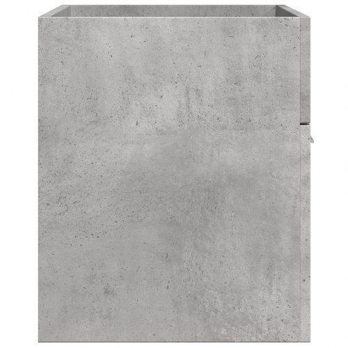 Underskab til håndvask 90 × 38,5 × 46 cm - betongrå konstrueret træ
