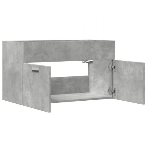 Underskab til håndvask 90 × 38,5 × 46 cm - betongrå konstrueret træ