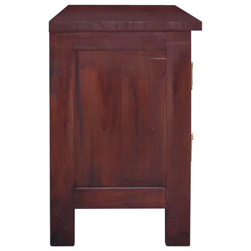 Tv-skab 100x30x45 cm massivt mahognitræ klassisk brun
