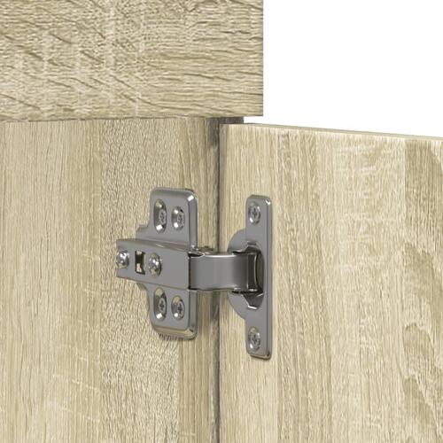 Underskab til håndvask 90x38,5x46 cm konstrueret træ sonoma-eg