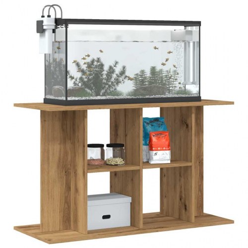 Akvariestativ i håndlavet eg - 100 × 40 × 60 cm, konstrueret træ