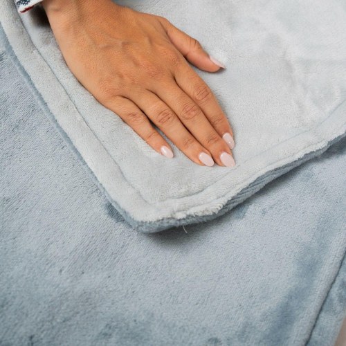 Elektrisk varmetæppe Elakef 120 × 160 cm - 160 W, grå ()