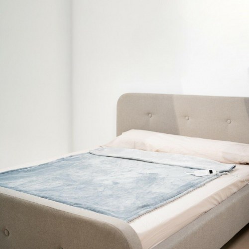 Elektrisk varmetæppe Elakef 120 × 160 cm - 160 W, grå ()