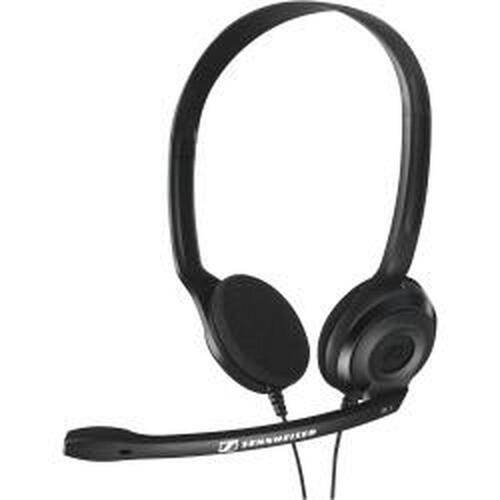 Hovedtelefoner med mikrofon Sennheiser Pc 3 Chat Sort