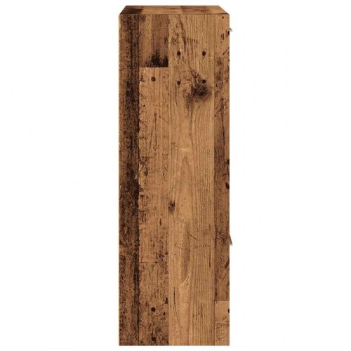 Bogreol i konstrueret træ - 60,5×30×90 cm, kunsteg, industriel stil