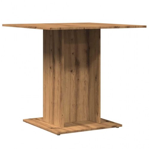 Spisebord 80 x 80 x 75 cm i konstrueret træ - kunsteg