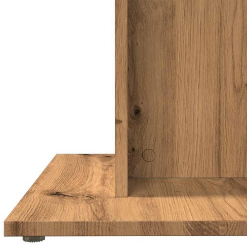 Spisebord 80 x 80 x 75 cm i konstrueret træ - kunsteg