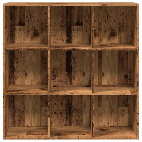 Bogreol 98x29x97,5 cm antikt træ