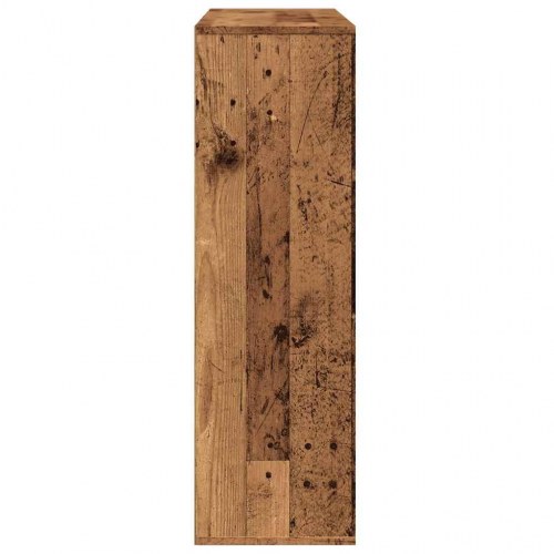 Bogreol 98x29x97,5 cm antikt træ
