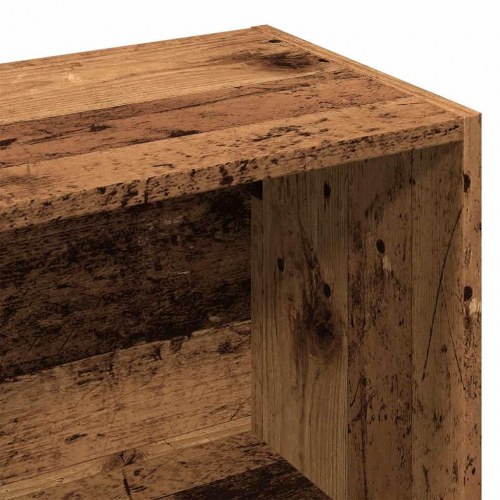 Bogreol 98x29x97,5 cm antikt træ