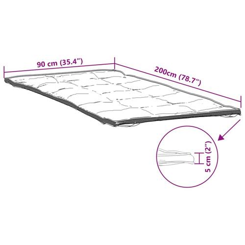 Madrasbeskytter 90x200 cm hvid