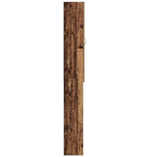 Vaskemaskineskab 64 × 25,5 × 190 cm - antikt træ
