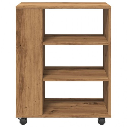 Rullebord 60 x 35 x 75 cm i konstrueret træ - kunsteg