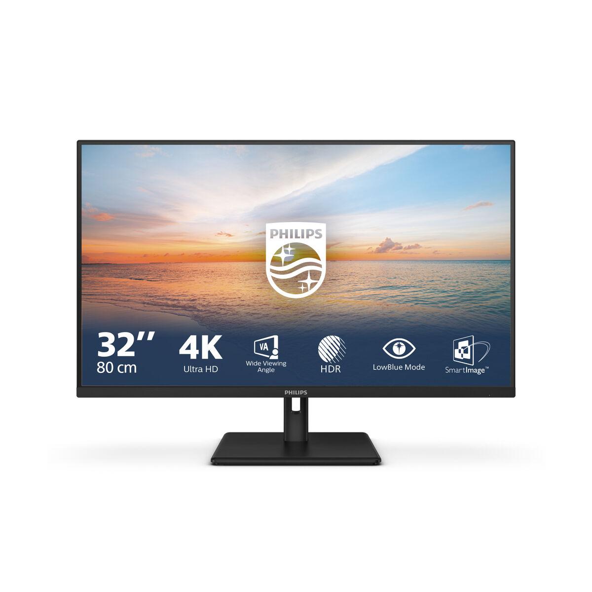 Skærm Philips 32e1n1800la/00 4k Ultra Hd 31 5  " 60 Hz 50 60 Hz