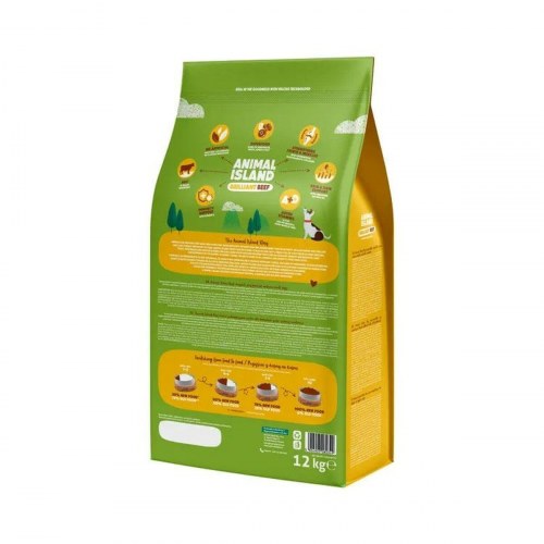 ANIMAL ISLAND Brilliant Beef hundefoder - oksekød 12 kg