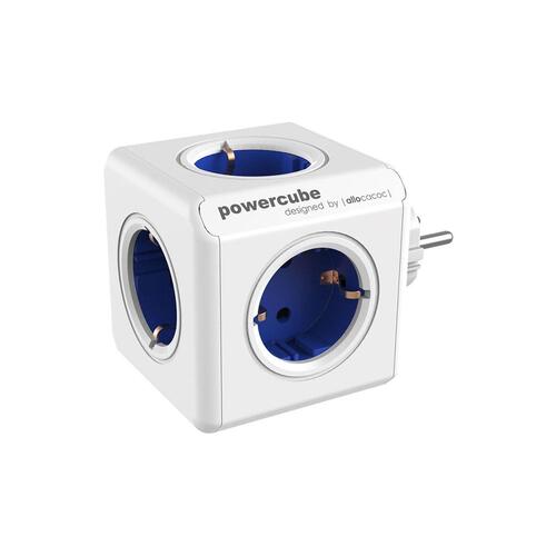 Forlængerledning Spand Allocacoc Powercube Original 1100 Grå Mørkegrå 5 udgange