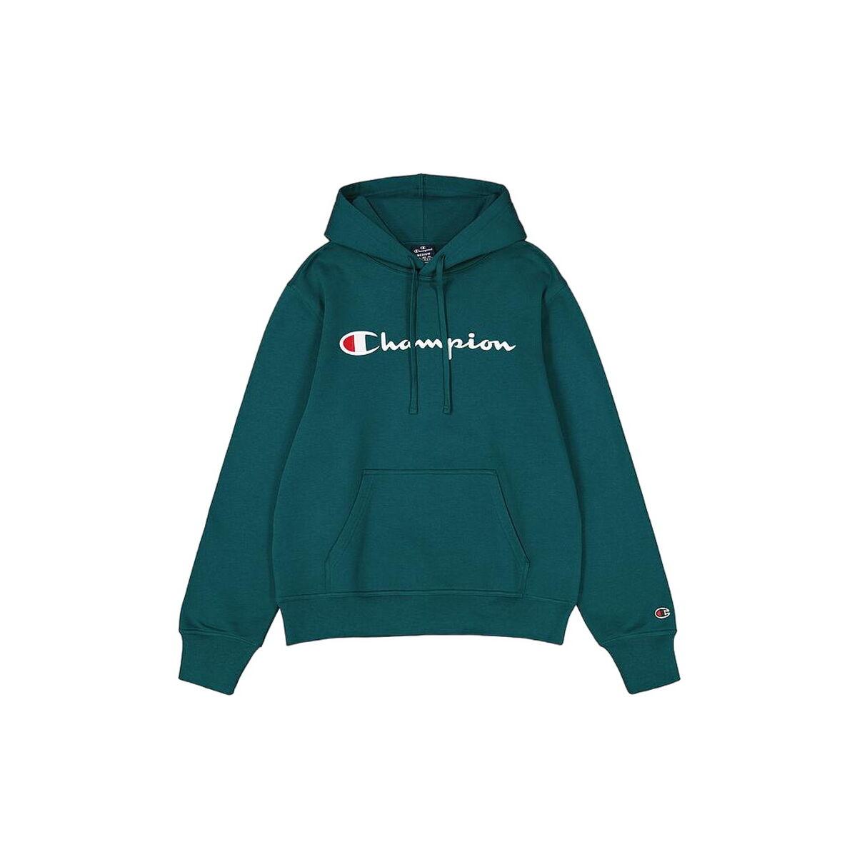 Hættetrøje Til Mænd Champion Hooded Sweatshirt 220253 Hlg Grøn