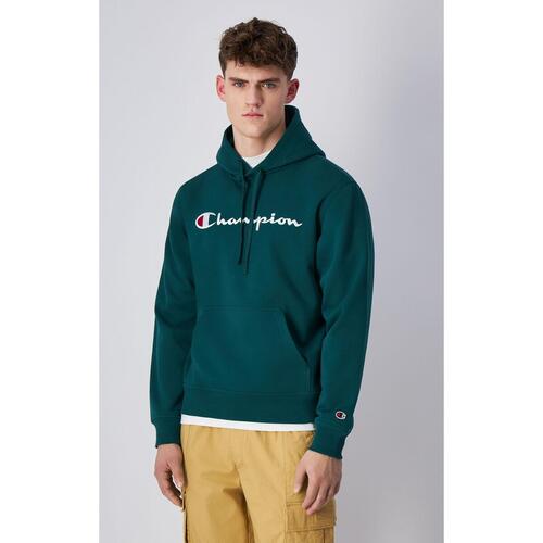 Hættetrøje til Mænd Champion HOODED SWEATSHIRT 220253 HLG Grøn XL