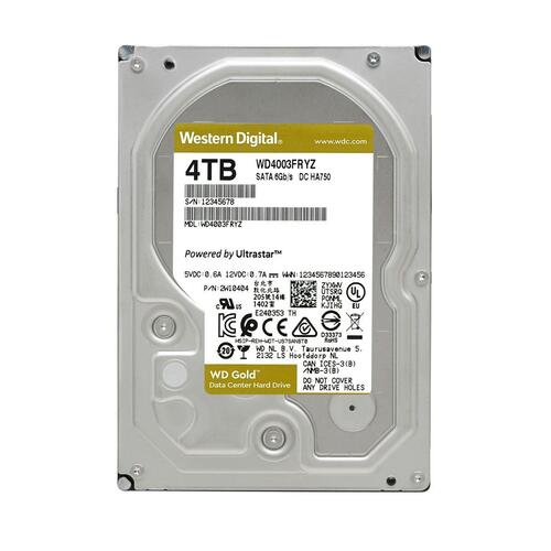 Harddisk Western Digital WD Gold 3.5 18TB SATA 3 3,5" 4 TB SSD