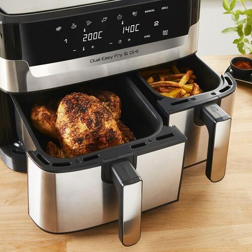 Airfryer Tefal EY905D10 2700 W 8,3 L Sort Stål