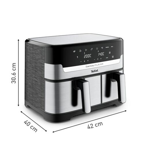 Airfryer Tefal EY905D10 2700 W 8,3 L Sort Stål