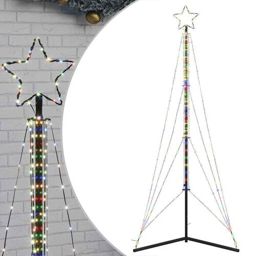 Juletræslys 483 LED'er 240 cm farverigt lys