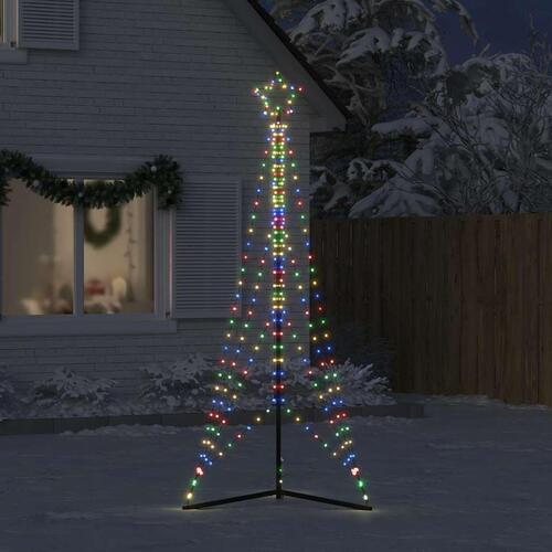 Juletræslys 483 LED'er 240 cm farverigt lys