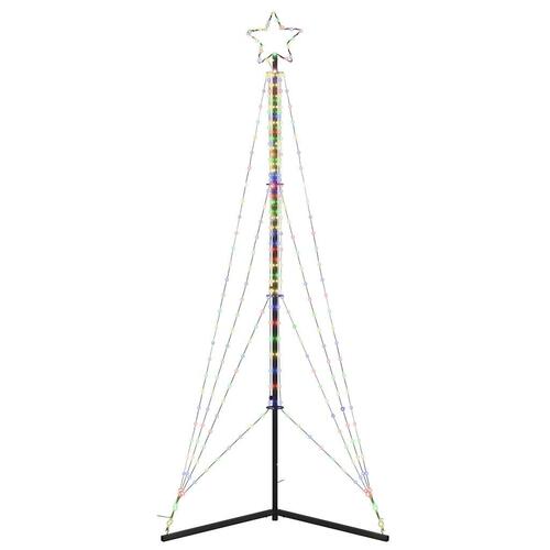Juletræslys 483 LED'er 240 cm farverigt lys