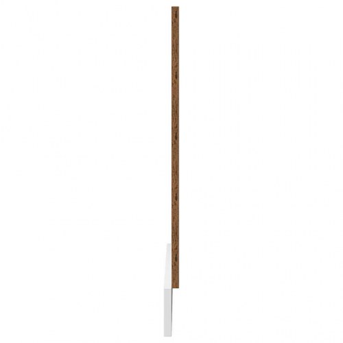 Låge til opvaskemaskine 60×1,5×67 cm - konstrueret træ, antikt træ