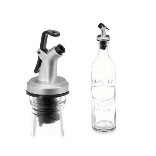 Flakon Med relief Gennemsigtig Glas 500 ml (24 enheder)