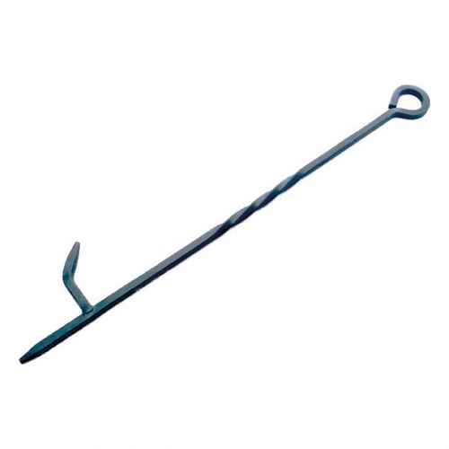 EDM Ildrager med krog - sort metal, 45,5 cm