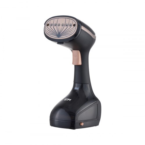 EDM Product Dampsteamer 07771, vertikal, 1000 W - sort