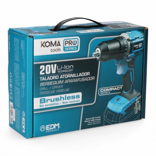 Boremaskine 20V Koma Tools Pro Series Compact - 50 Nm