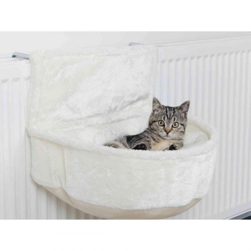 Katteseng til radiator Trixie - hvid, 45 × 33 × 13 cm