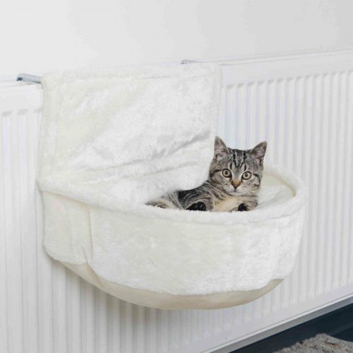 Katteseng til radiator Trixie - hvid, 45 × 33 × 13 cm
