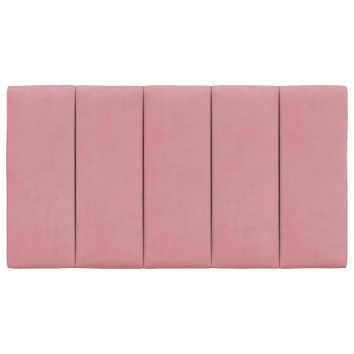 Gavlpude i velour 80 cm - Hanko, lyserød sengegavl