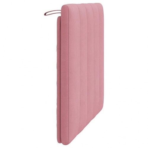 Gavlpude i velour 80 cm - Hanko, lyserød sengegavl