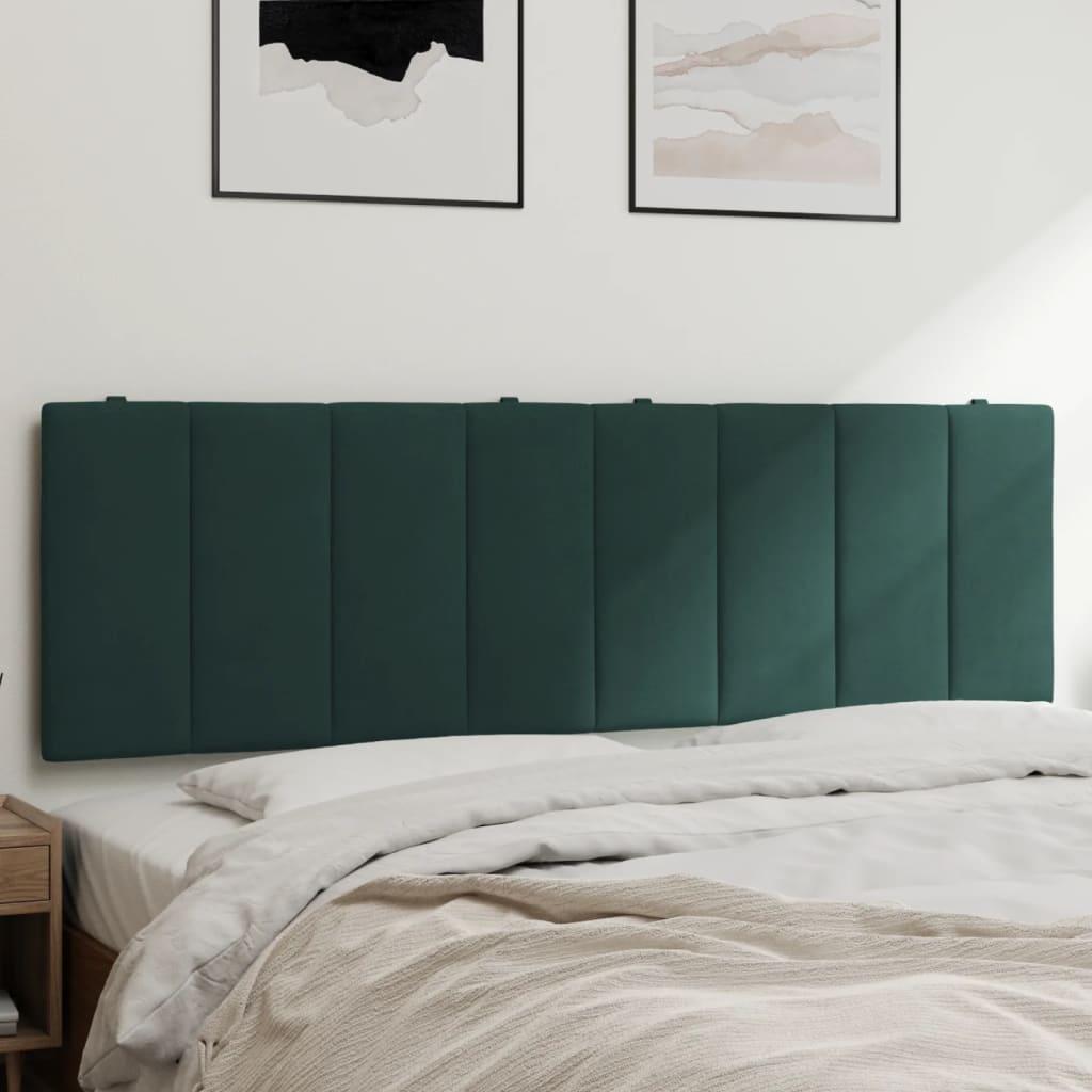Gavlpude 160 cm velour mørkegrøn