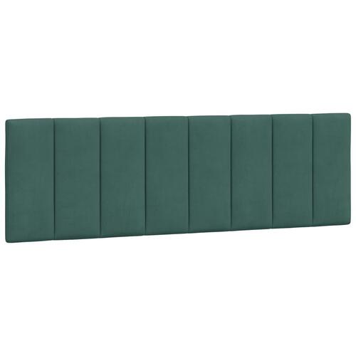Gavlpude 160 cm velour mørkegrøn