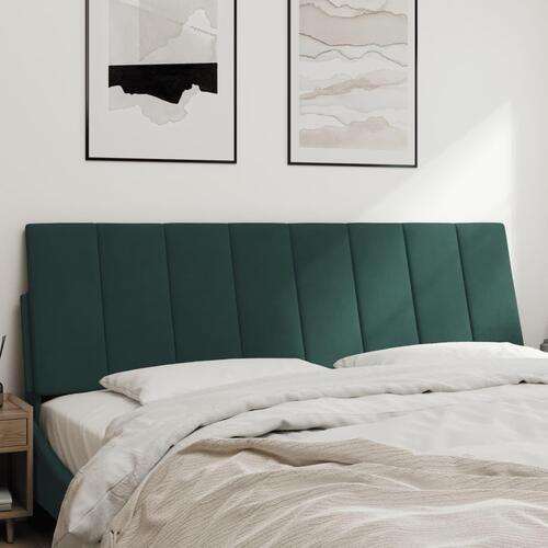 Gavlpude 160 cm velour mørkegrøn
