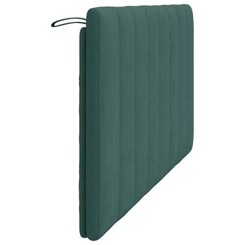 Gavlpude 160 cm velour mørkegrøn