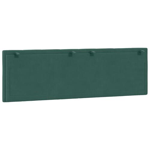 Gavlpude 160 cm velour mørkegrøn