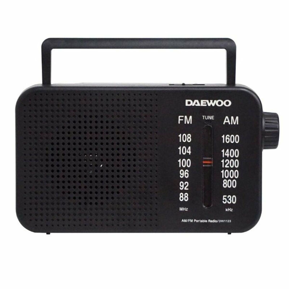 Daewoo Radio Dw1123 Transistorradio Med Højttaler