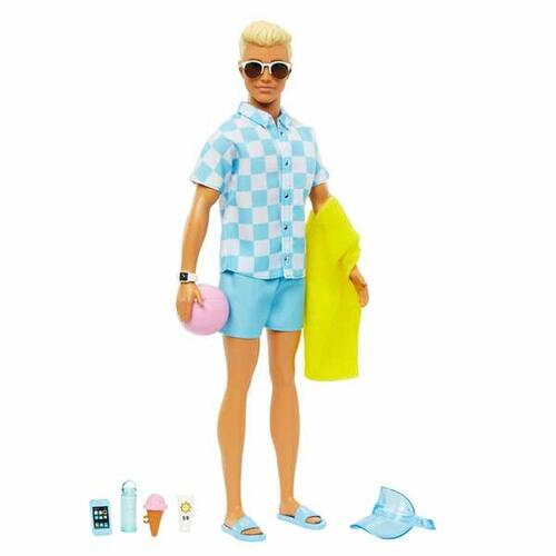Dukke Barbie Ken Beack Day
